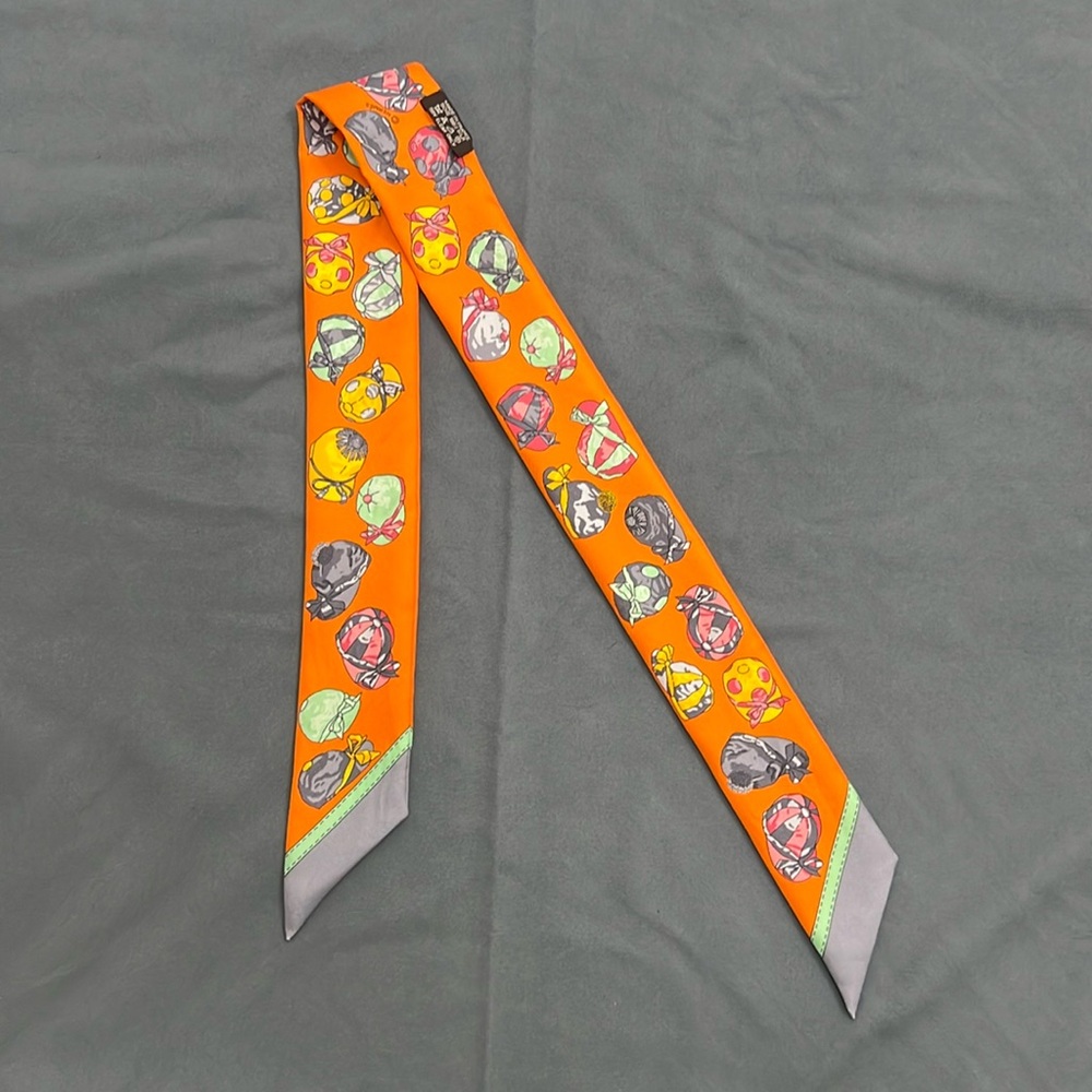 Hermes silk twilly scarf
